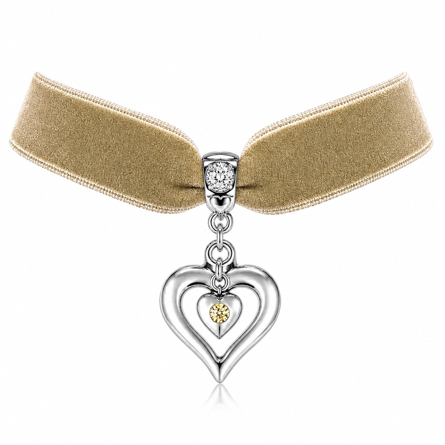 trachtenland-luisia-samt-kropfband-heart-in-heart-halskette image 4