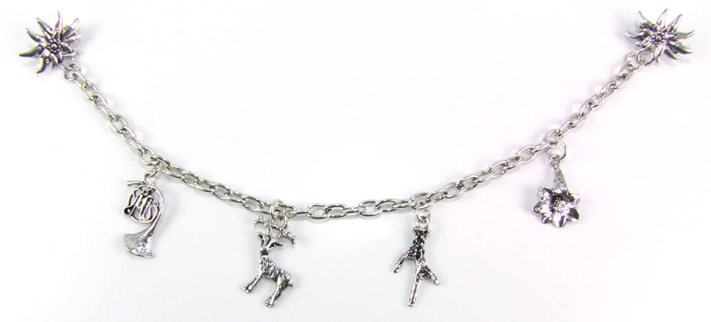 trachtenland-ansteck-charivari-kette-mit-edelwei-trachtenschmuck-f-r-dirndl-und- image 2