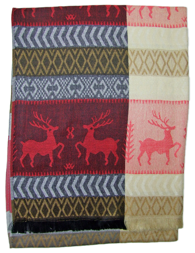 trachtenland-halstuch-schal-mit-hirsch-stickereien-rot image 4