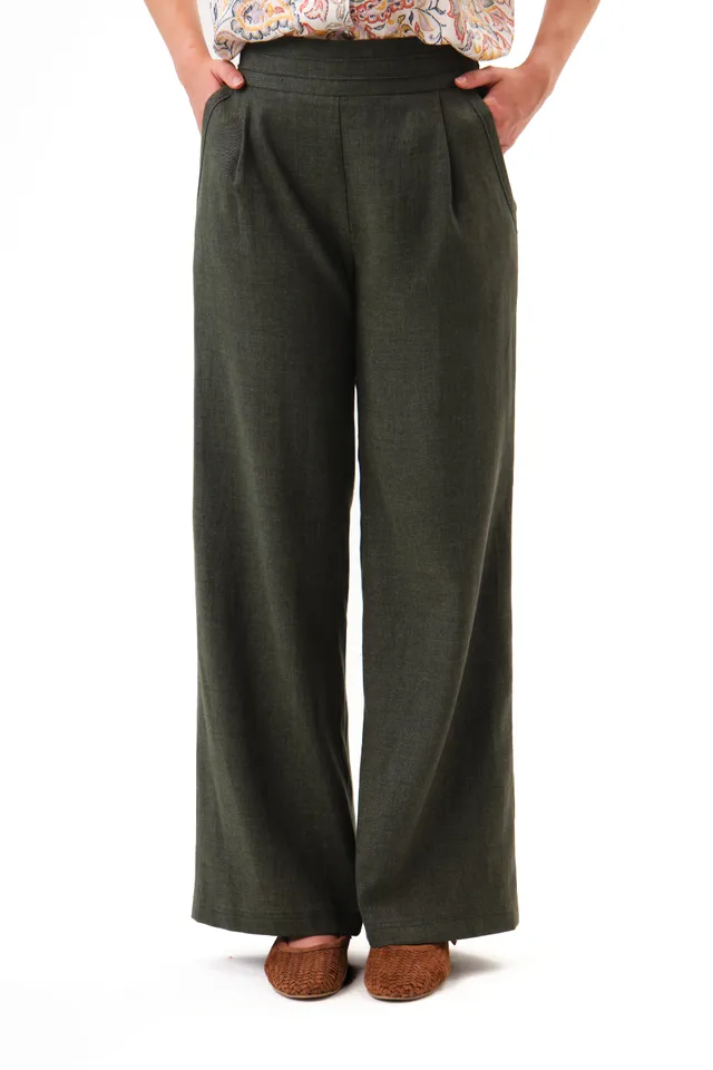 felicitas-damenhose-halika-leinen-stretch-lang image 1