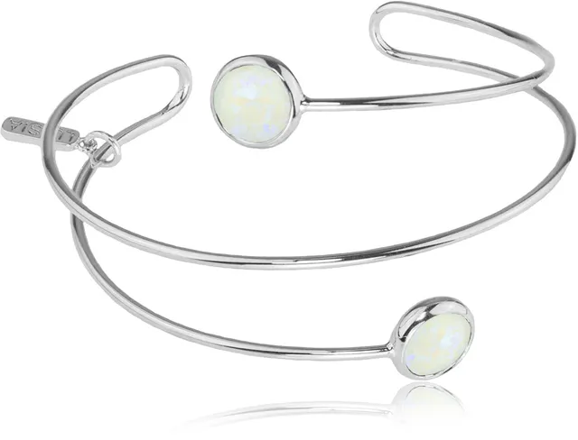 trachtenland-luisia-spiral-armreif-fjella-silber-light-grey-delite image 1