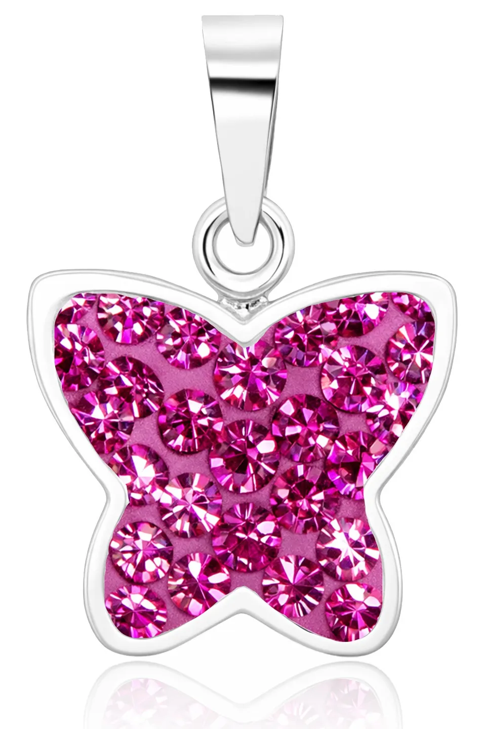 trachtenland-luisia-kettenanh-nger-schmetterling-925-silber-pink image 1