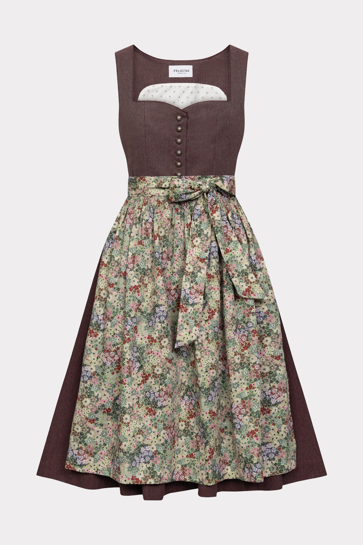felicitas-dasha-damen-dirndl-kirsch-mit-herzausschnitt-baumwolle image 1