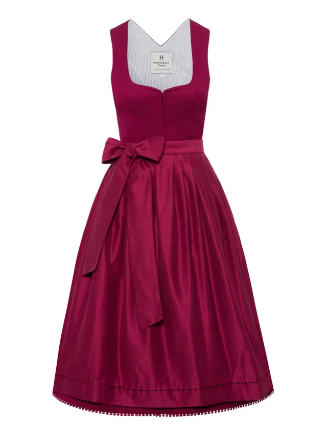 heimatgl-ck-dirndl-nelly-pink-rot-herzausschnitt image 1