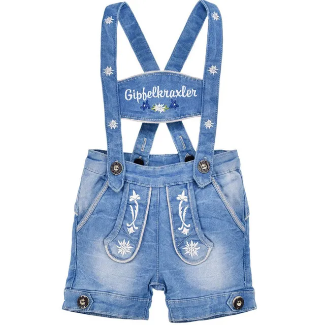 bondi-baby-latzshort-gipfelkraxler-91533-blue-denim image 1