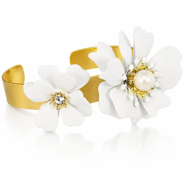 trachtenland-luisia-armreif-nelia-blumen-16-karat-vergoldet-wei image 1