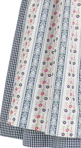 n-bler-kinderdirndl-tanja-3-teilig-blau-karo-punkt-blumen image 8