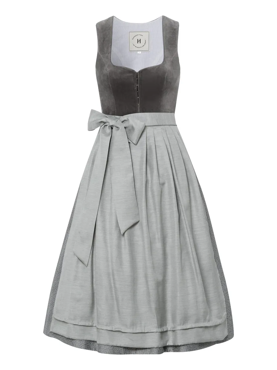 heimatgl-ck-dirndl-fiona-grau-samtdirndl-midi image 1