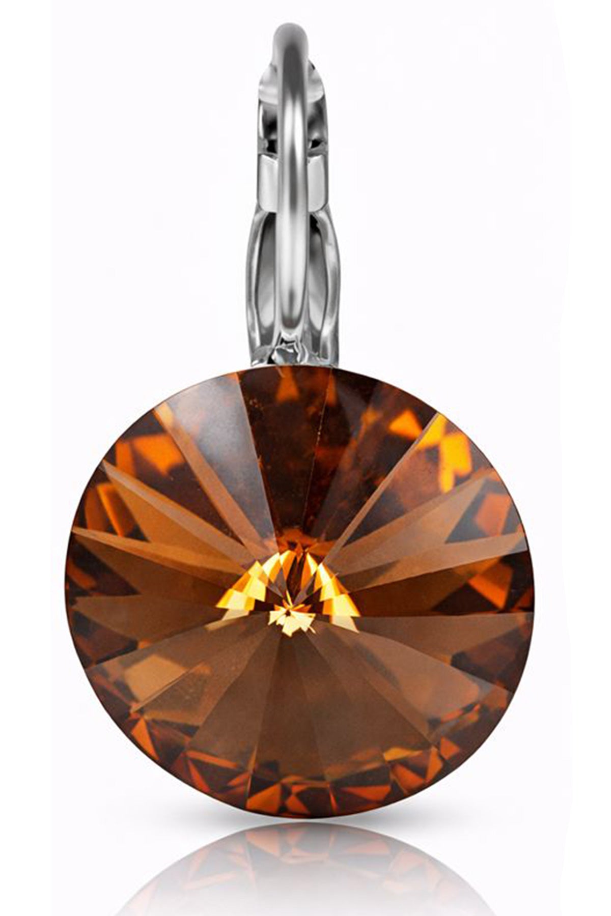 luisia-ohrringe-rivoli-12-mm-mit-swarovski-kristallen-smoked-topaz image 3