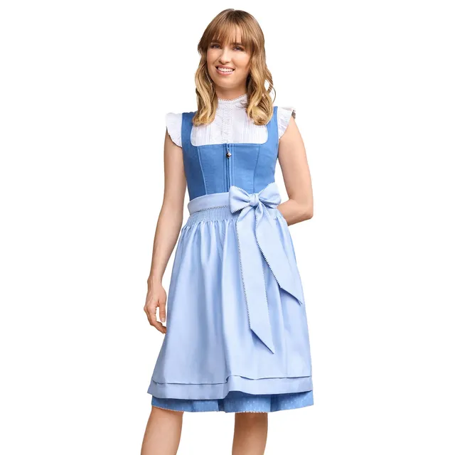 kr-ger-madl-dirndl-dorette-413369-blau-60-cm-midi image 1