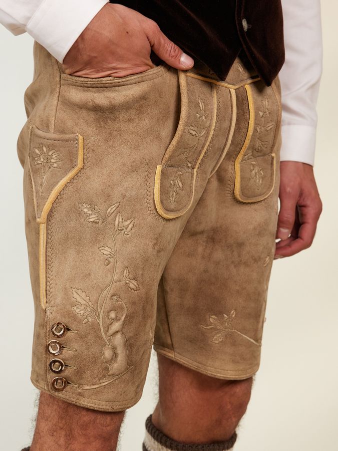 heimatgl-ck-lederhose-bavaria-hirsch-mit-creme-stick image 5