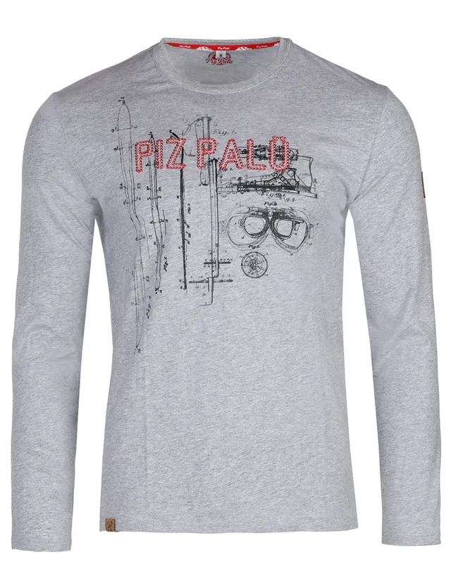 trachtenland-piz-pal-herren-langarmshirt-taching-grau-melange-100-baumwolle image 1