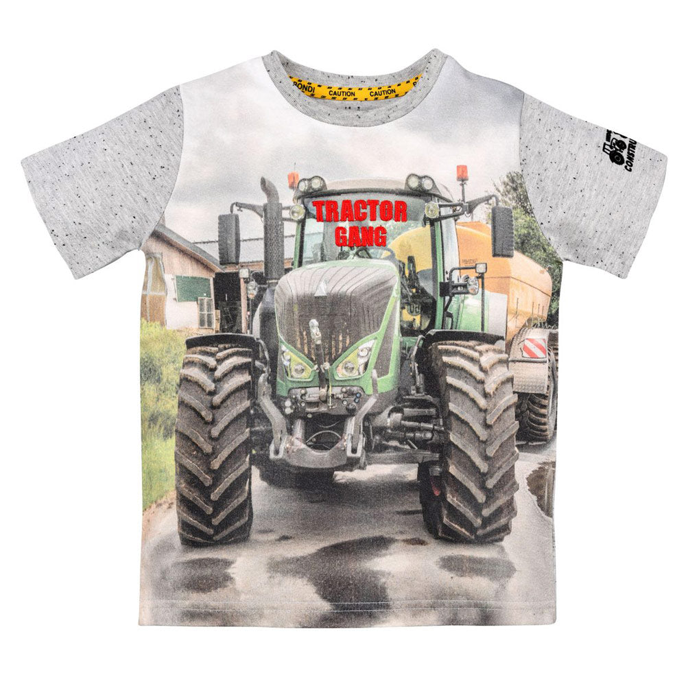 bondi-jungen-t-shirt-traktor-gang-33177-grey-melange image 1