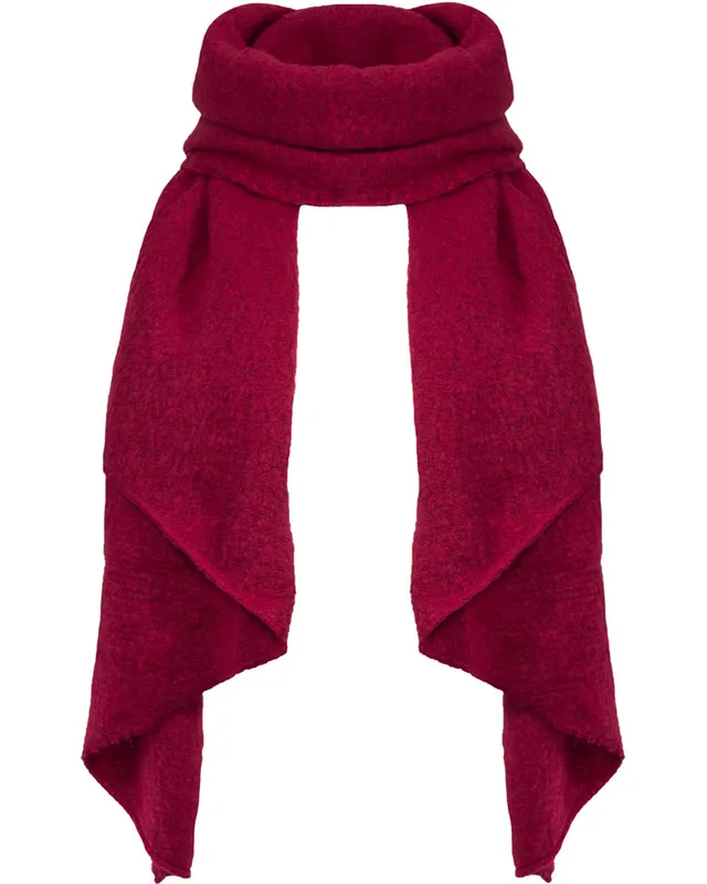 trachtenland-winter-schal-eliana-250-x-63-cm-dunkelrot image 1
