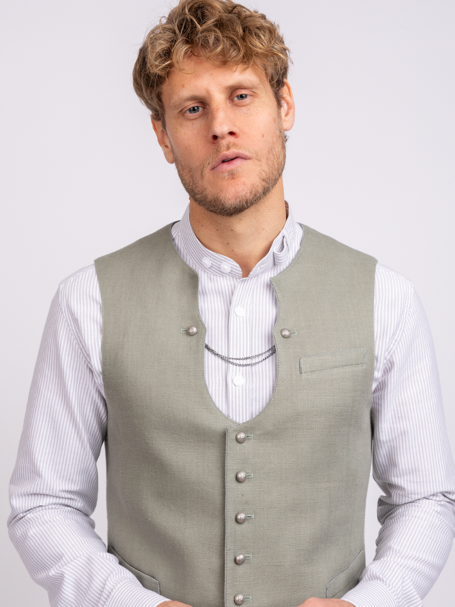 heimatgl-ck-stehkragenhemd-max-herren-trachtenhemd-beige-wei-gestreift image 5