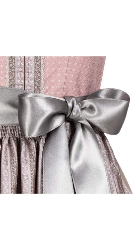 n-bler-dirndl-rosalinde-lang-rosa-damen-trachtenkleid-mit-sch-rze image 5