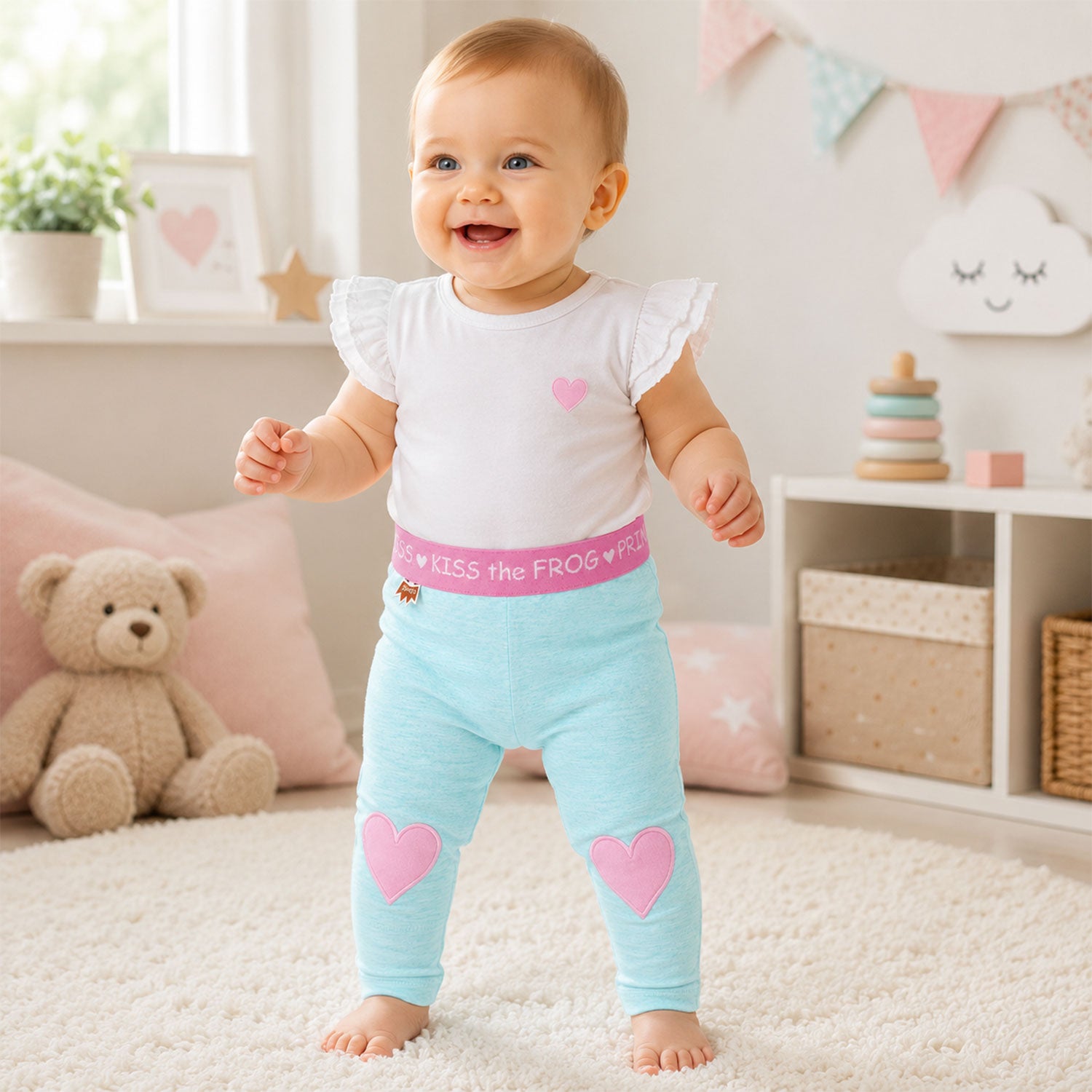 bondi-herzen-baby-kinder-leggings-86576-mint-m-dchen-hose image 3