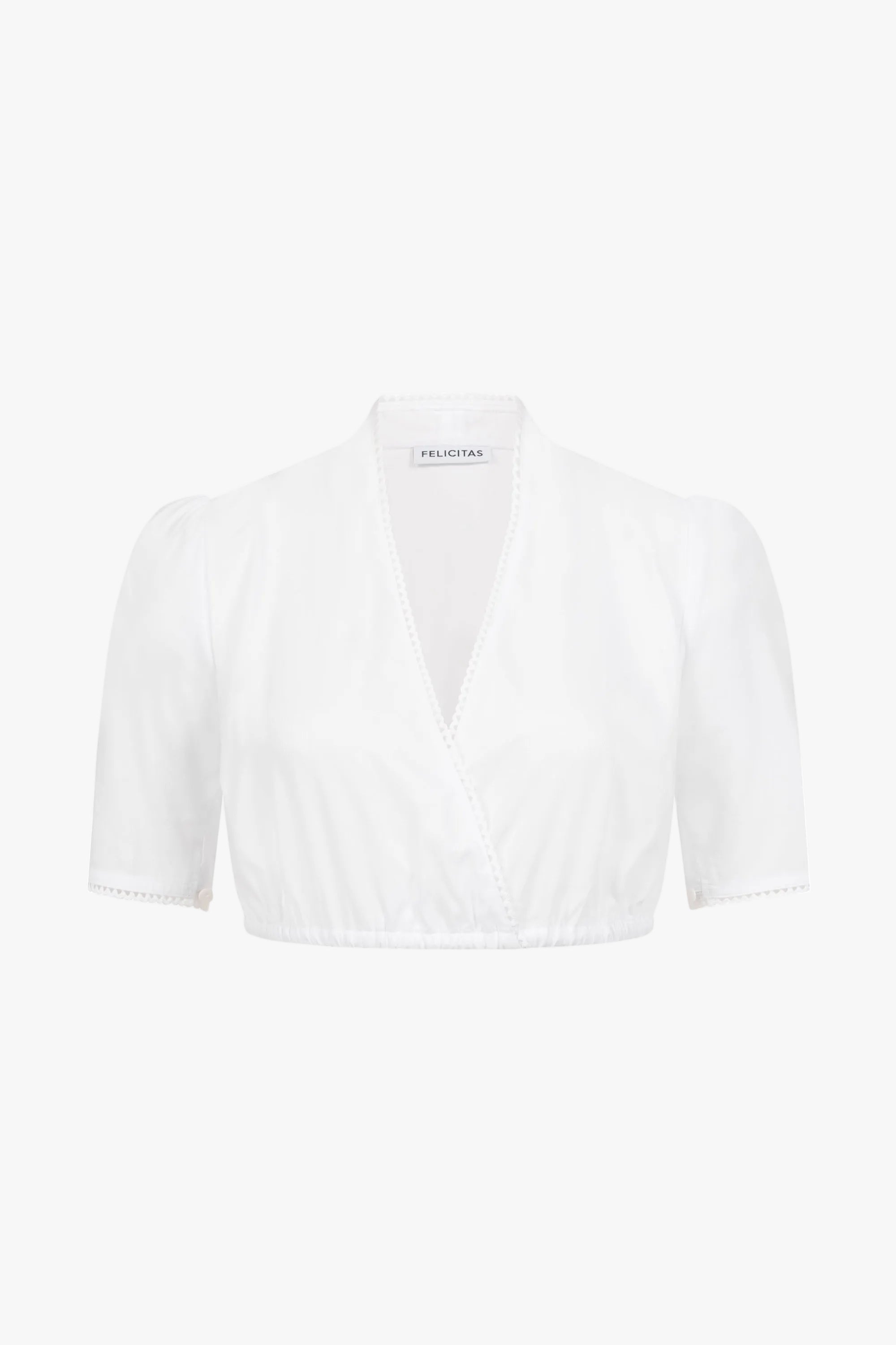 felicitas-damen-dirndlbluse-gila-kurzarm-wei-mit-spitze image 1