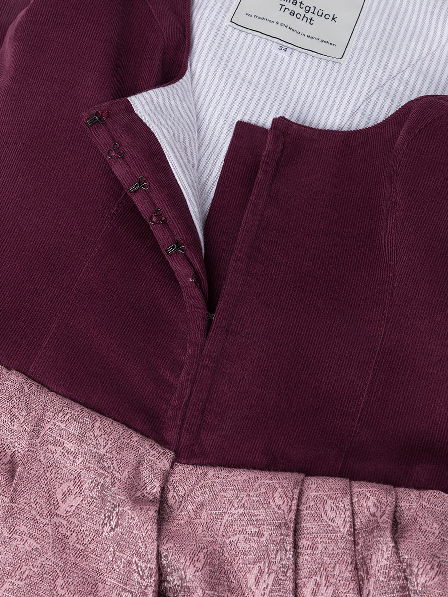 heimatgl-ck-dirndl-anna-beere-corddirndl-damen image 4