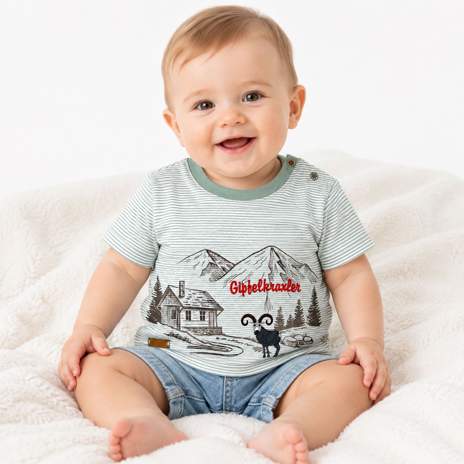 trachtenland-bondi-jungen-t-shirt-alpen-91718-gr-n-wei-gestreift image 3