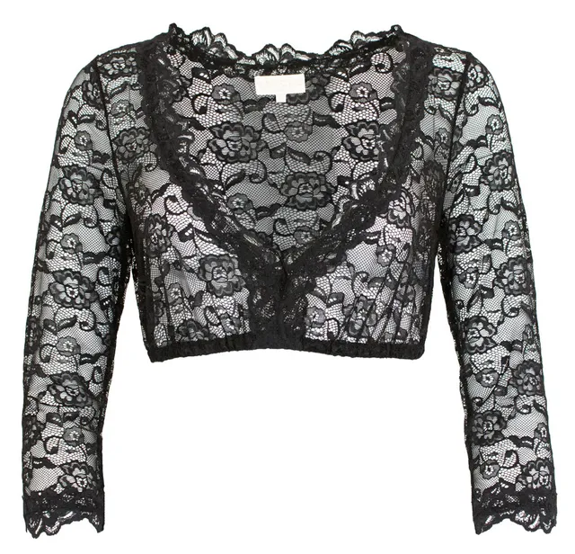 trachtenland-kr-ger-madl-damen-dirndlbluse-cassandra-3-4-arm-schwarz image 1
