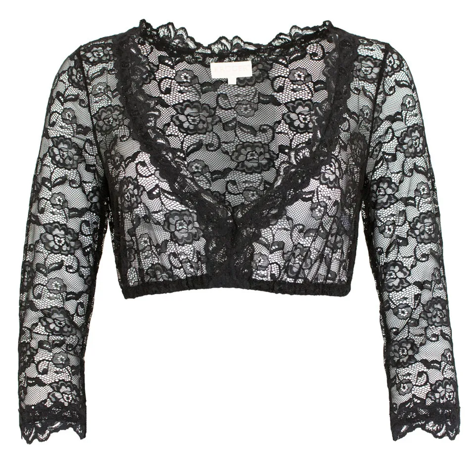 trachtenland-kr-ger-madl-damen-dirndlbluse-cassandra-3-4-arm-schwarz image 1