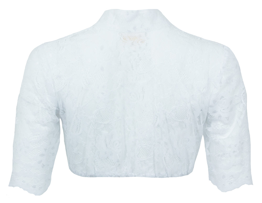 pierre-marcel-dirndlbluse-ylvie-halbarm-spitze-mit-stehkragen-wei image 2