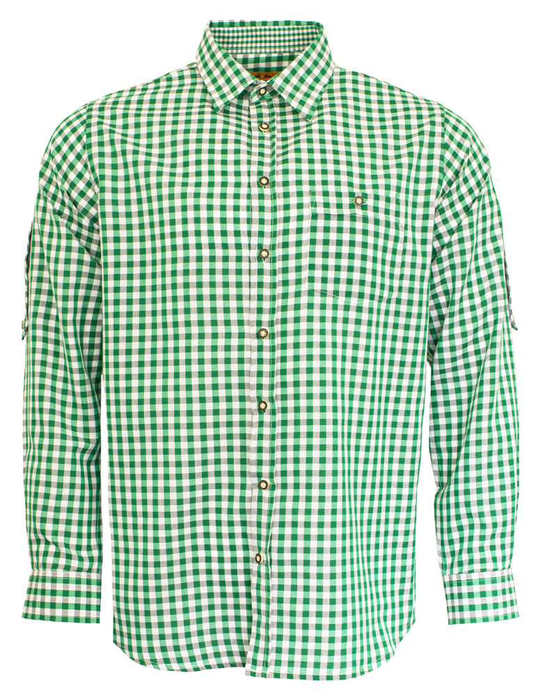 trachtenland-maddox-slim-fit-trachtenhemd-niels-kariert-gr-n-wei image 4