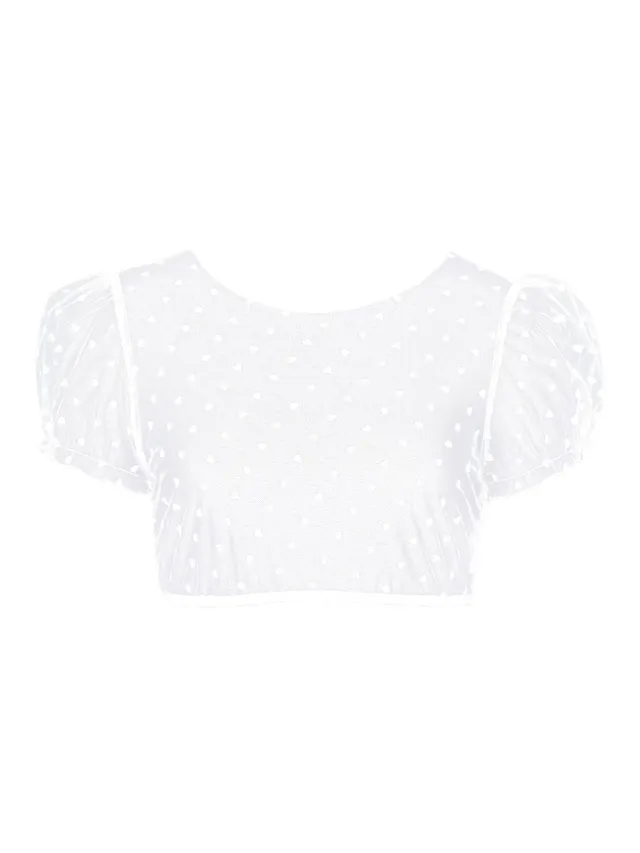 heimatgl-ck-bluse-lisbeth-kurzarm-t-llbluse-mini-herz-creme image 1