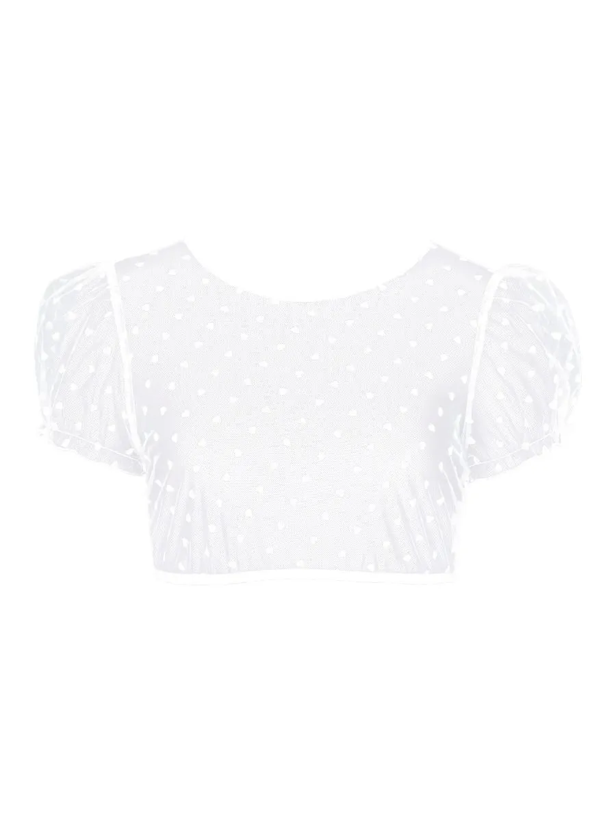 heimatgl-ck-bluse-lisbeth-kurzarm-t-llbluse-mini-herz-creme image 1