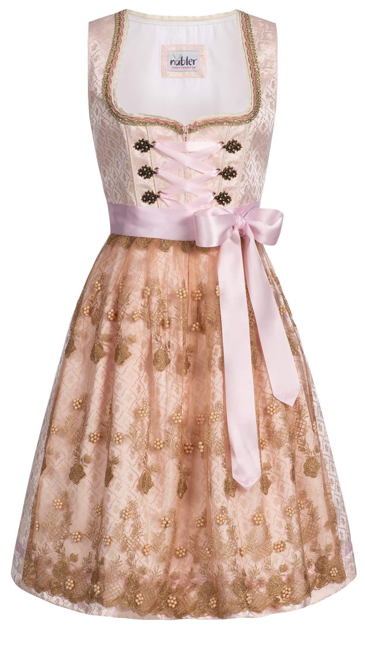 n-bler-dirndl-midi-jeanette-rosa image 1