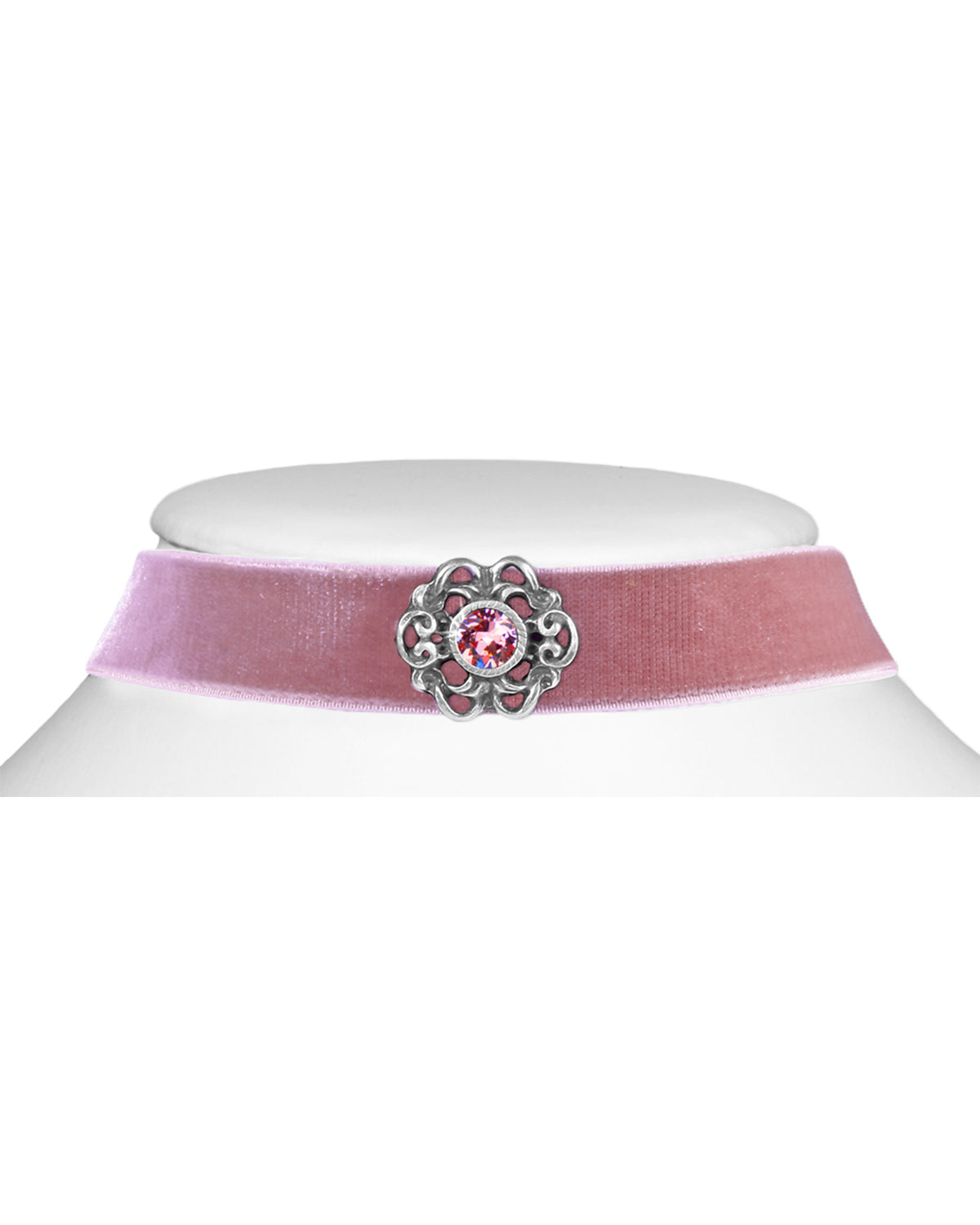 trachtenland-luisia-samt-kropfband-annina-mit-ornament-und-premium-kristall-altr image 3