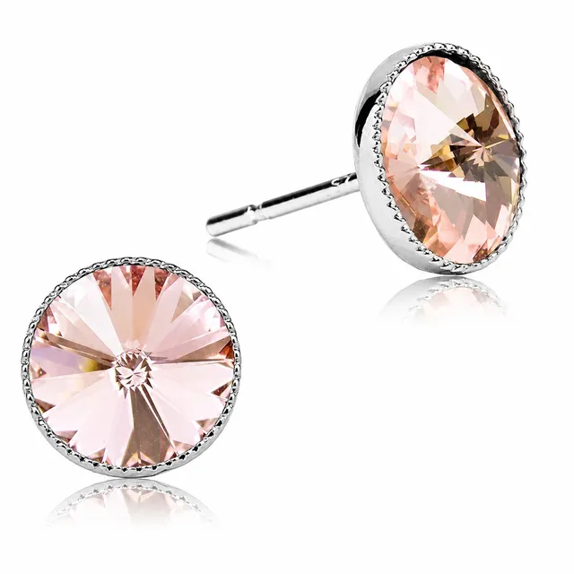 luisia-solit-r-ohrstecker-joy-mit-kristallen-von-swarovski-vintage-rose image 1
