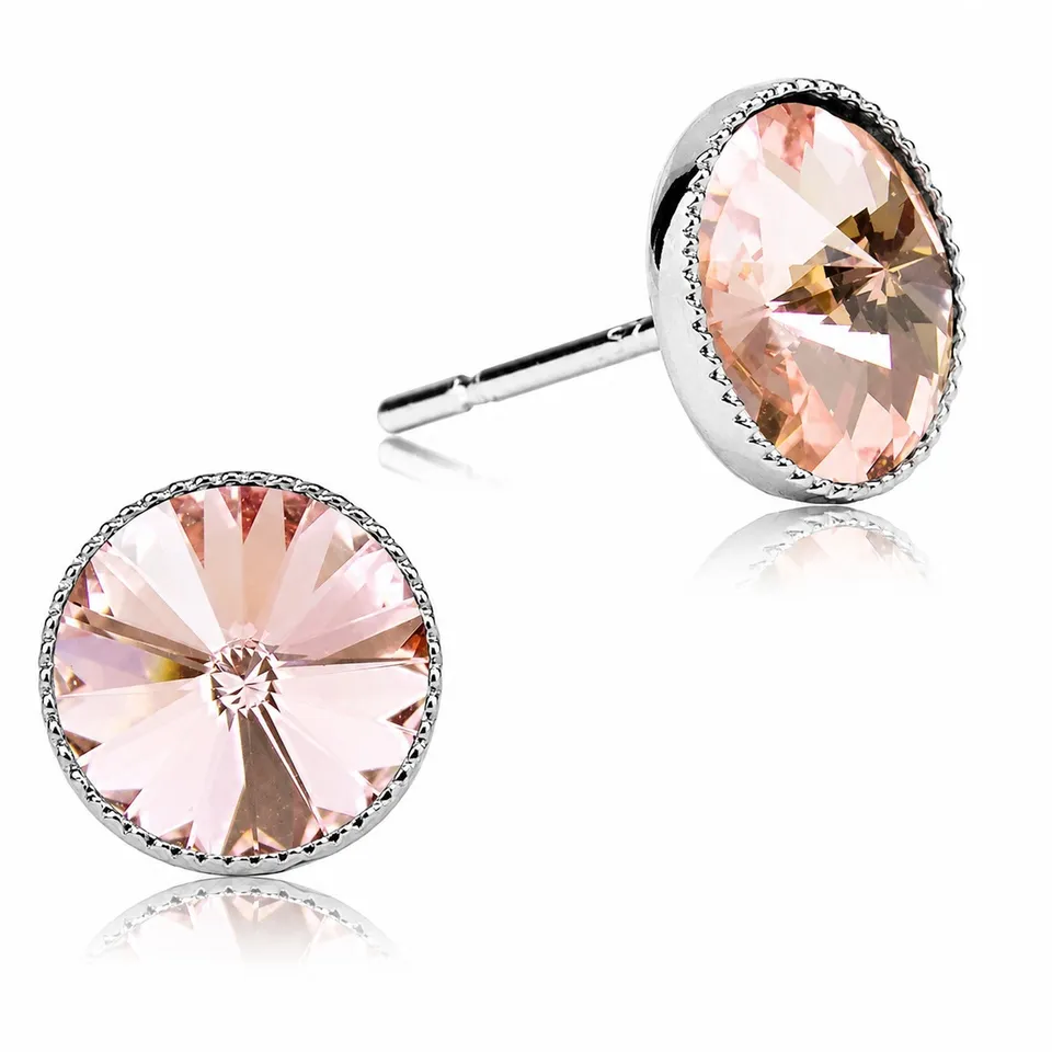 luisia-solit-r-ohrstecker-joy-mit-kristallen-von-swarovski-vintage-rose image 1