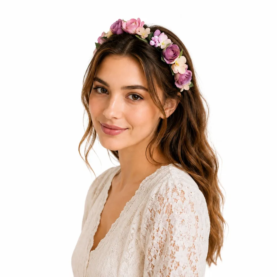 trachtenland-blumen-haarreif-sabia-mit-rosen-und-bl-ten-altrosa-creme image 1