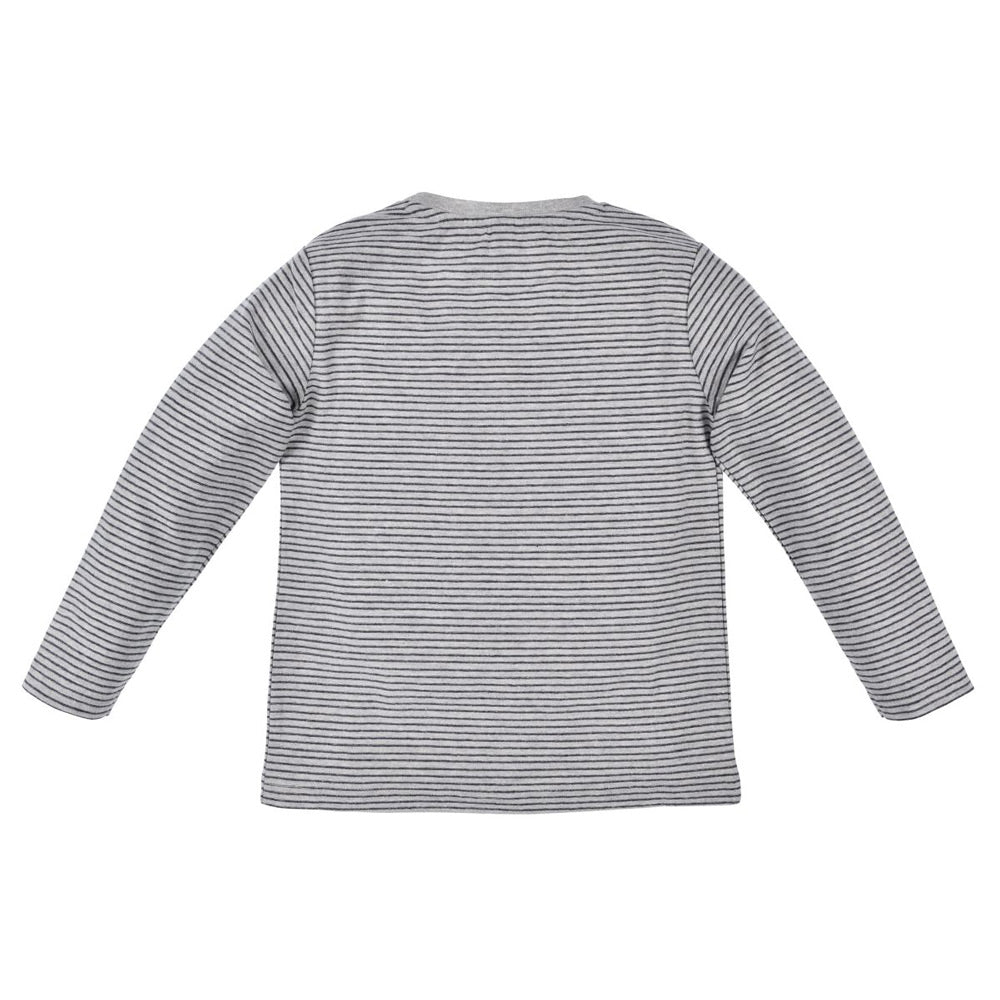 bondi-jungen-langarmshirt-feuerwehr-33161-grau-blau-gestreift image 2