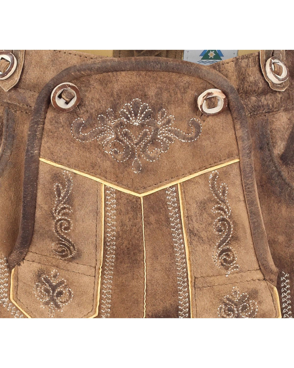 trachtenland-isar-trachten-kinder-kniebund-lederhose-lukas-51824-eiche image 4