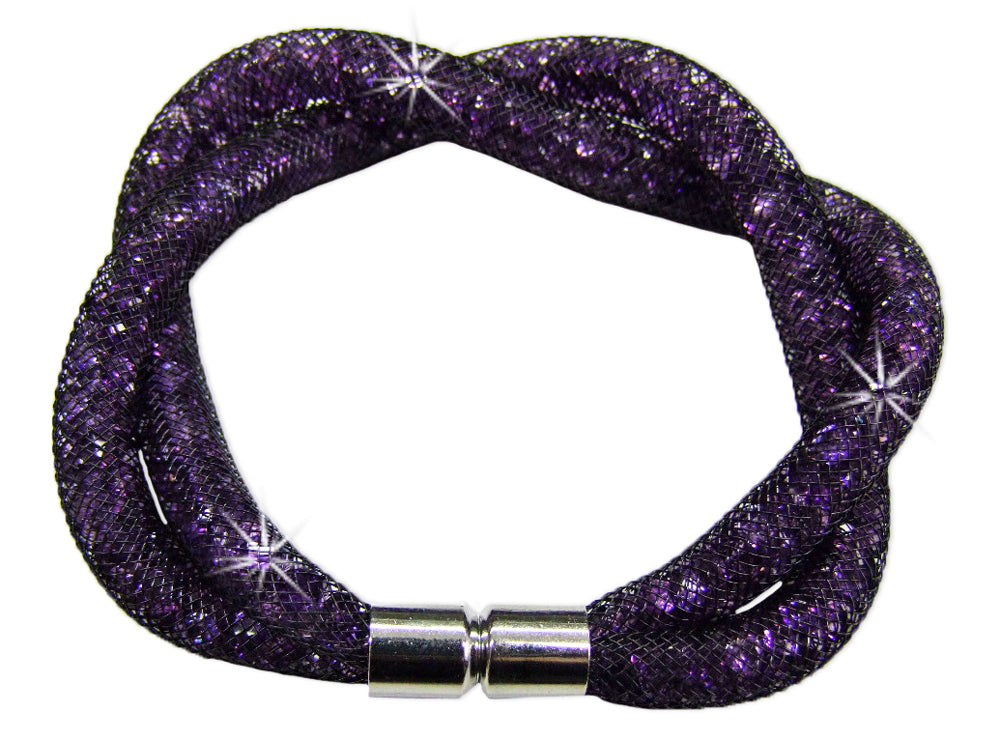 trachtenland-stardust-armband-zweireihig-gedreht-lila image 1