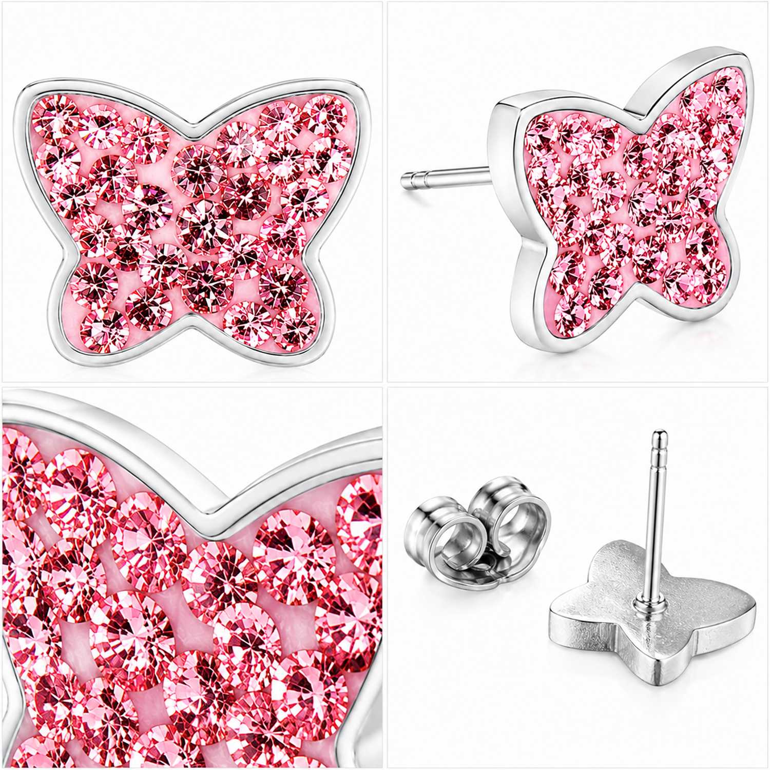 luisia-ohrringe-schmetterling-mit-swarovski-kristallen-925-silber-rosa image 7