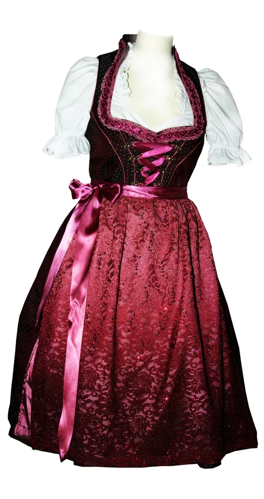 trachten-benkert-serene-dirndl-wildberry image 1