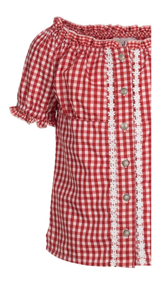 n-bler-dirndlbluse-corinna-m-dchen-kurzarm-wei-rot-kariert image 8