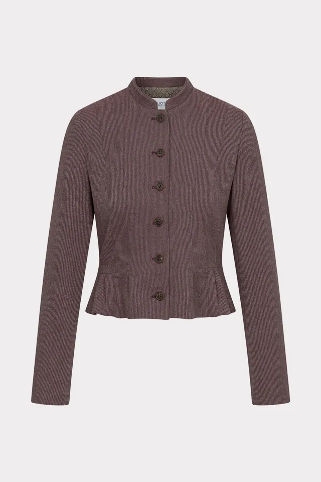 felicitas-damen-jacke-jadelyn-flanell-streifen image 1