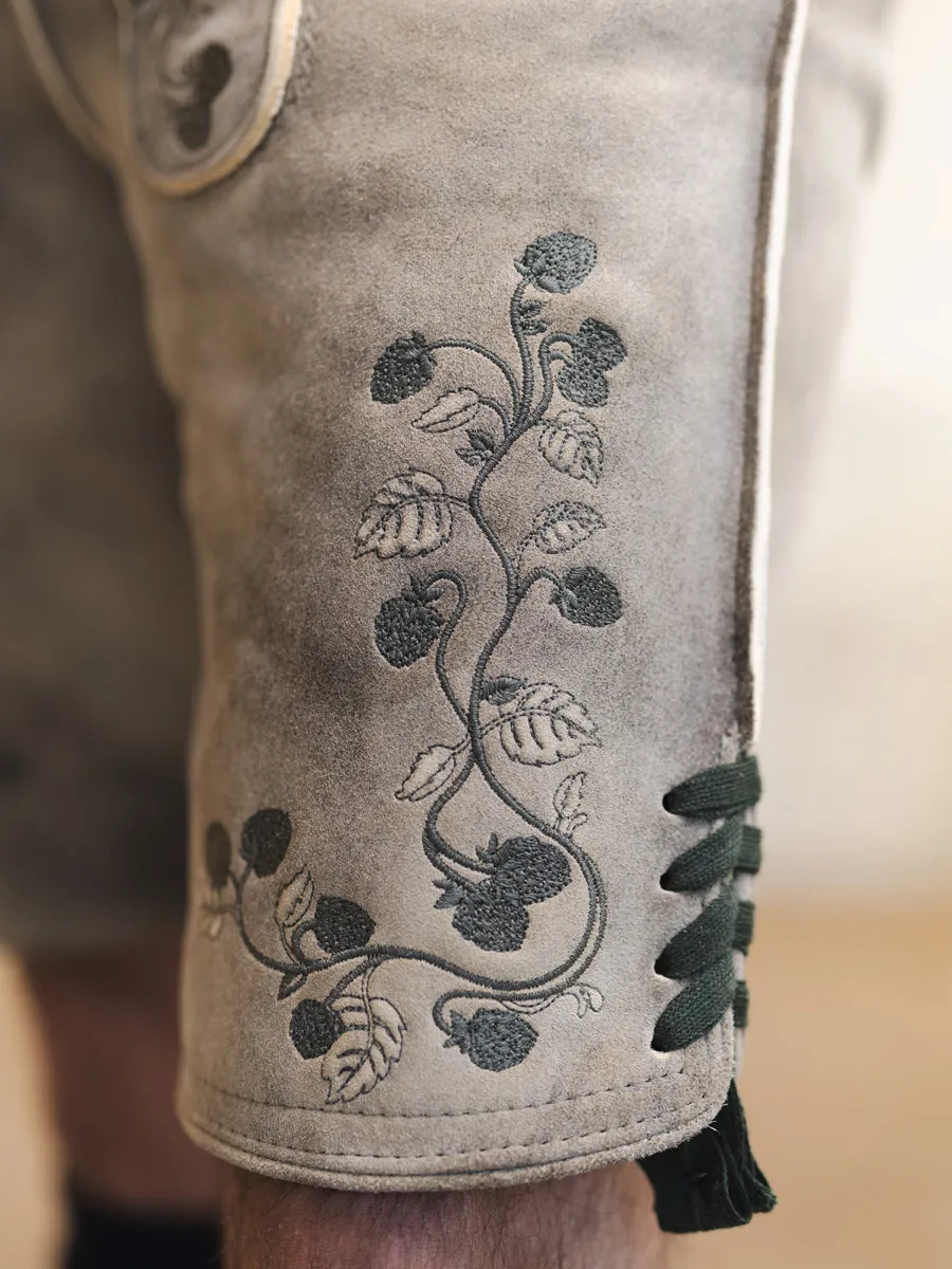 heimatgl-ck-lederhose-holledau-bock-wildbock-herren-kurz image 1