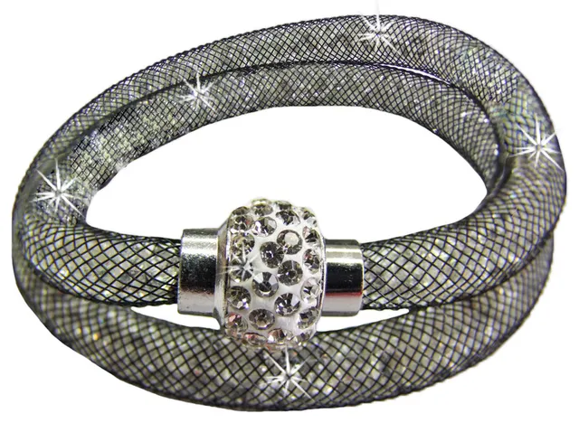 stardust-armband-zweireihig-wei image 1