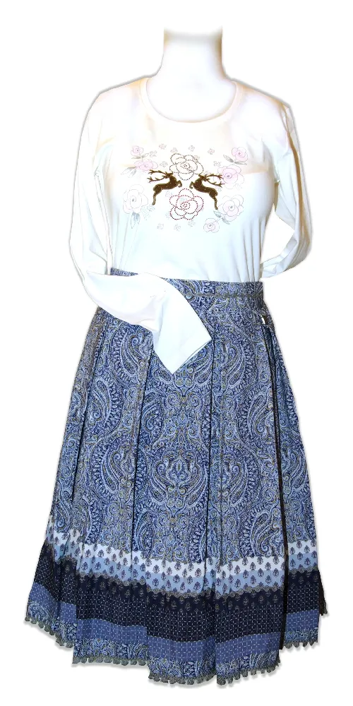 trachten-benkert-trachtenrock-blau-grau image 1