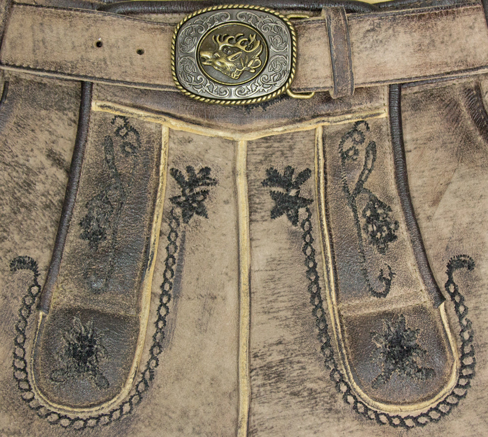 trachtenland-maddox-horb-kurze-lederhose-echtleder-natur-vegetabil-mit-g-rtel image 4