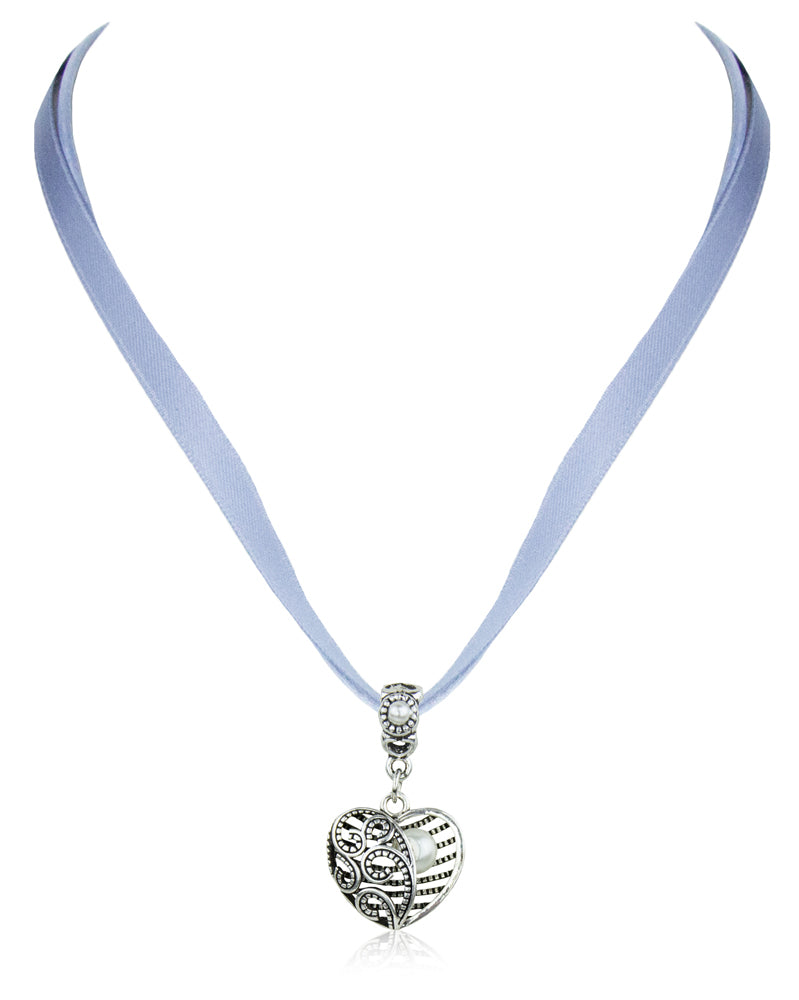 trachtenland-luisia-halskette-elina-herzanh-nger-mit-perle-halskette-taubenblau image 2