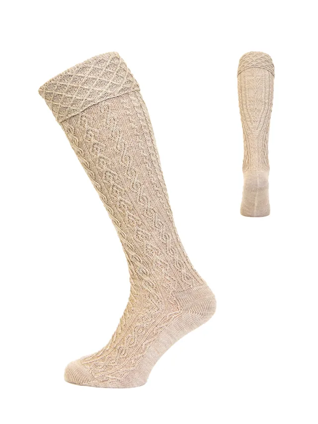 heimatgl-ck-strumpf-xaver-sand-herren-trachtensocken-handstrickoptik image 1