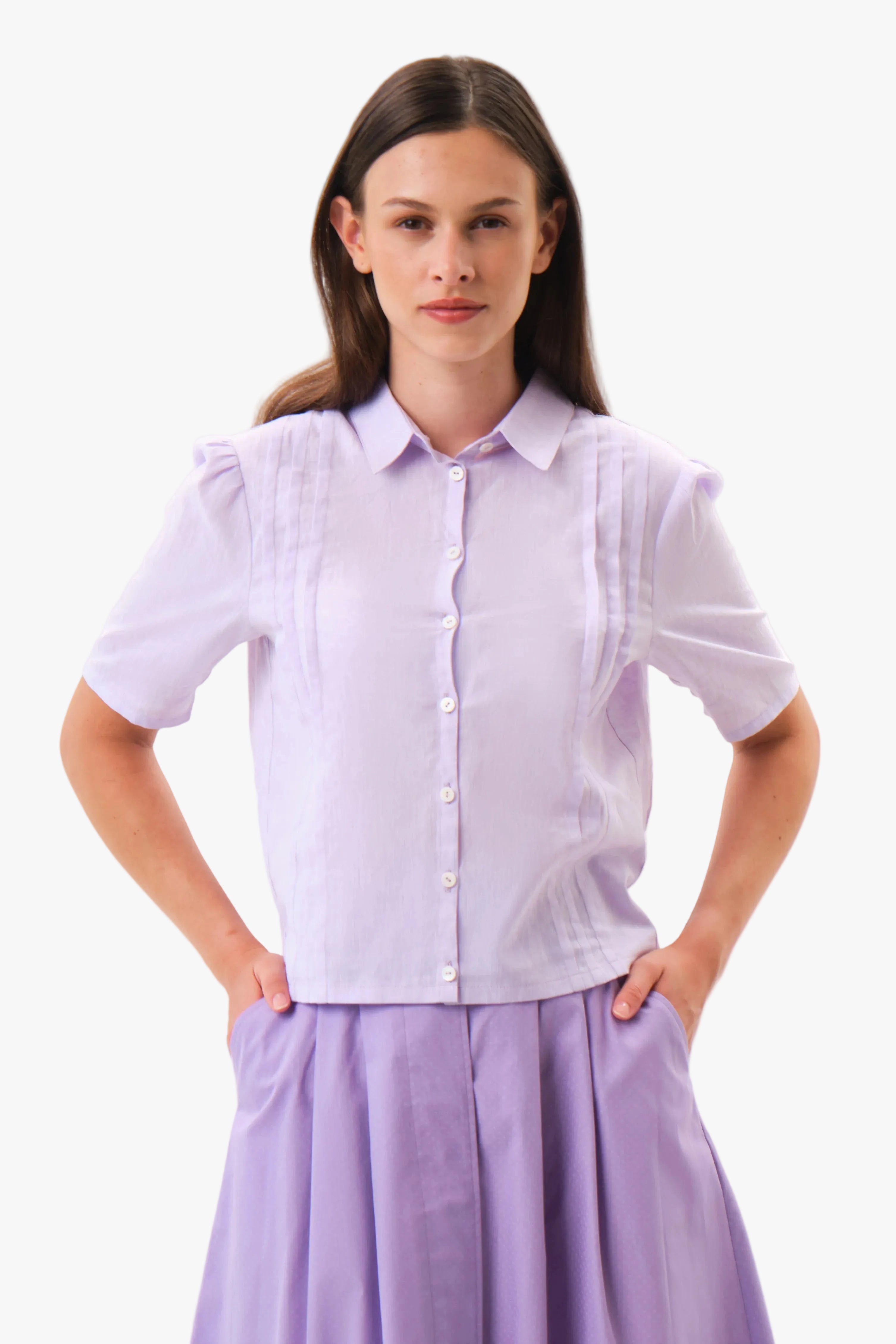 felicitas-bluse-bettine-damenbluse-leinen-baumwolle-kurz image 1