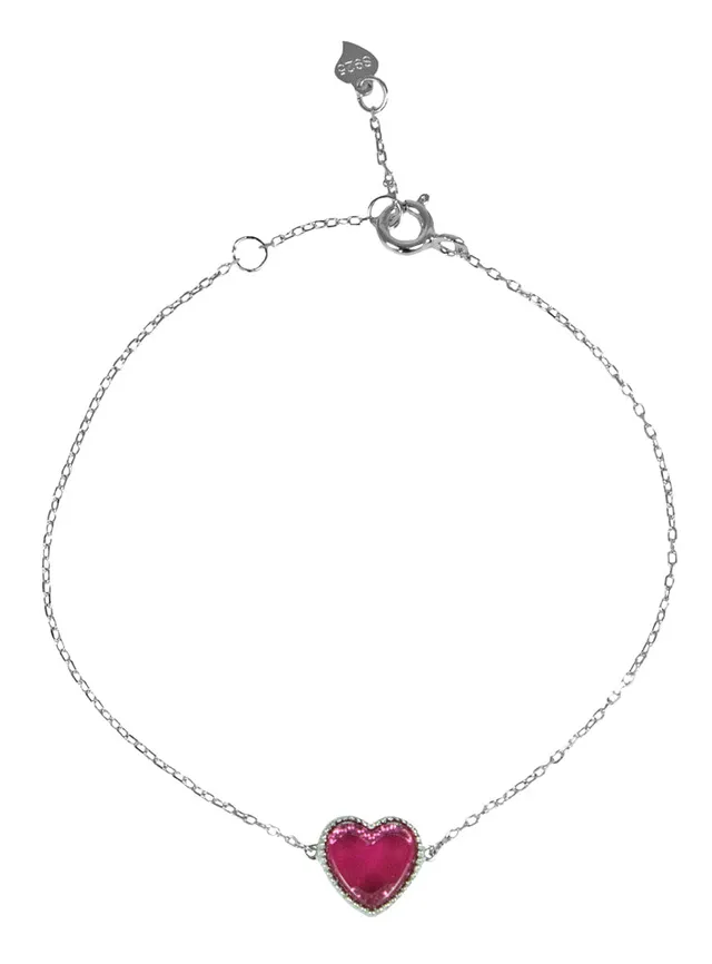 trachtenland-luisia-damen-armband-rosa-herz-925-silber image 1